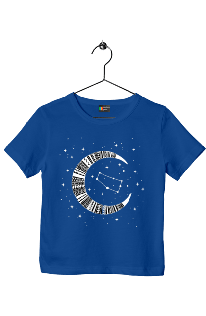 Children's t-shirt with prints Gemini. Constellation, gemini, horoscope, sign, twins, zodiac, zodiac sign. 2070702