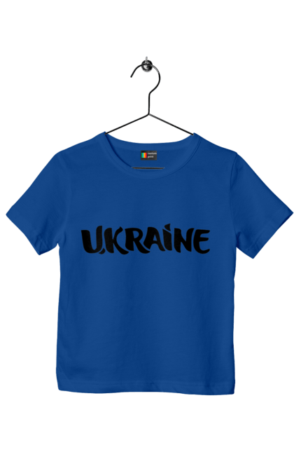 Футболка дитяча з принтом "Україна". Вітчизна, країна, україна. 2070702
