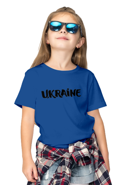 Футболка дитяча з принтом "Україна". Вітчизна, країна, україна. 2070702