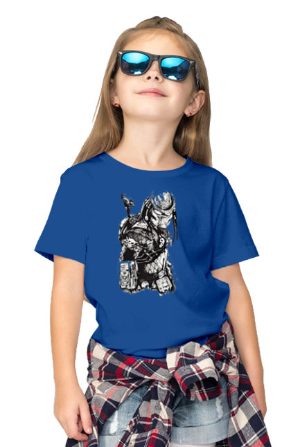 Children's t-shirt with prints The Predator. Alien, cinema, film, predator, thriller. 2070702