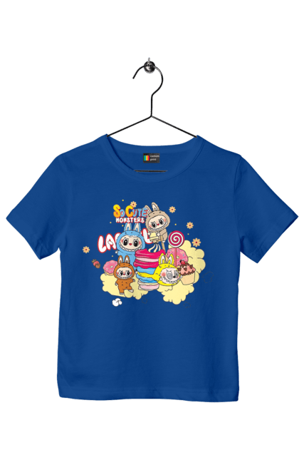 Футболка дитяча з принтом "Labubu". Labubu, weird cute, іграшки, лабубу. 2070702