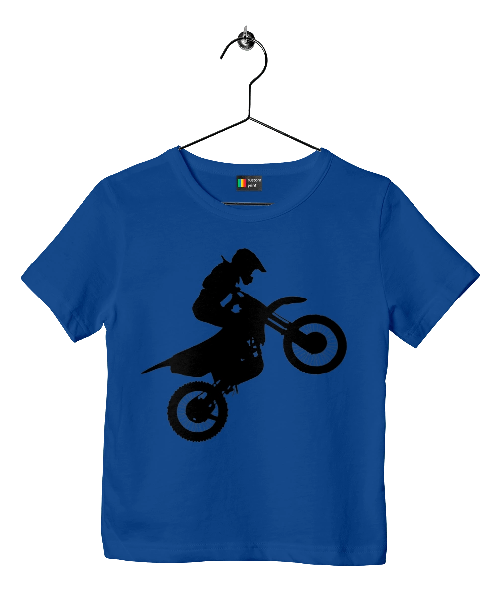 Silhouette Of A Motorcyclist