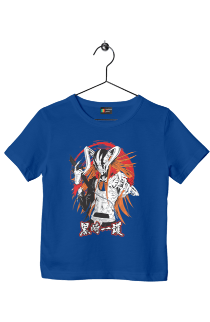 Children's t-shirt with prints Bleach Ichigo Kurosaki. Anime, bleach, ichigo, ichigo kurosaki, manga. 2070702