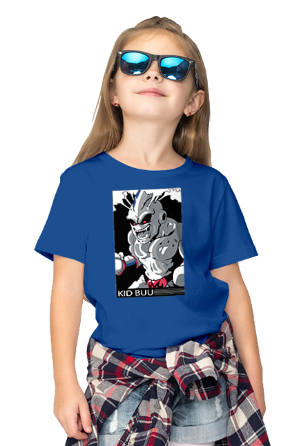 Children's t-shirt with prints Dragon Ball Majin Buu. Anime, antagonist, dragon ball, majin buu, manga, tv series. 2070702