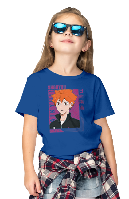 Children's t-shirt with prints Haikyu!! Hinata. Anime, haikyu, hinata, manga, shoyo hinata, sports anime, volleyball. 2070702