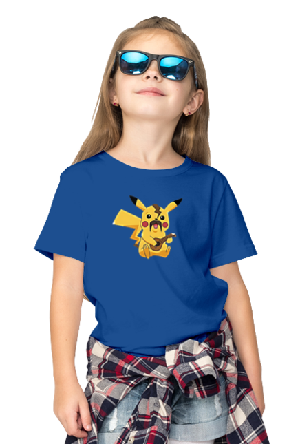 Футболка дитяча з принтом "Український Пікачу". Аграрии, арестович, буча, война, герб украины, герои, зеленский, иди нахуй, ірпінь, кем, киев, маріуполь, мечта, мир, нет войне, одесса, орда, орки, остановите войну, призрак киева, птн пнх, путін хуйло, русский военный корабл, слава украине, украина, харьков, чернобаевка. 2070702