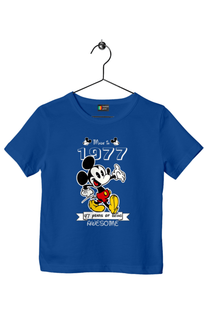 Футболка дитяча з принтом "Міккі Маус". Mickey mouse, дісней, міккі, міккі маус, мультфільм. 2070702