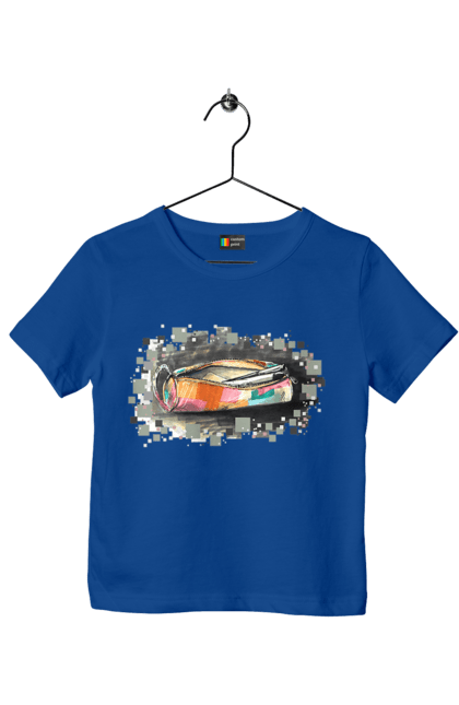 Children's t-shirt with prints Pencil case Author's drawing. Exclusive, free hand, pen, pencil, pencil case, picture, school, stationery. 2070702