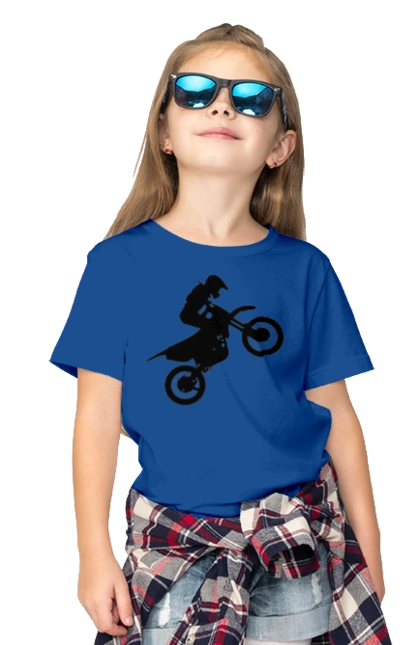 Silhouette Of A Motorcyclist