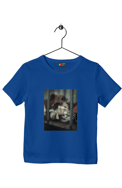 Футболка дитяча з принтом "Мото". Байк, дорога, мото, сила, швидкість. 2070702