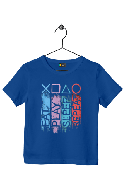 Футболка дитяча з принтом "Геймпад". Playstation, sony, геймпад, гра, джостик. 2070702