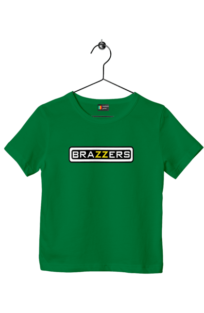 Футболка дитяча з принтом "Brazzers". Brazzers, hub, porn, porn hub, pornhub, бразерс, браззерс, зсу, порно хаб, порнохаб. futbolka.stylus.ua