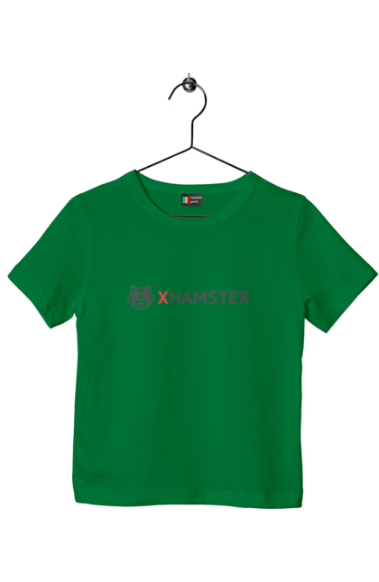 Футболка дитяча з принтом "XHamster". Brazzers, hub, porn, porn hub, pornhub, red tube, xhamster, бразерс, зсу, порно хаб. futbolka.stylus.ua