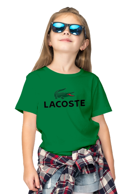 Футболка дитяча з принтом "Лакоста". Lacoste, коста лакоста, крокодил, лакост, лакост лого, лакоста, лакоста оригинал, лакосте. PrintMarket - інтернет-магазин одягу та аксесуарів з принтами плюс конструктор принтів - створи свій унікальний дизайн