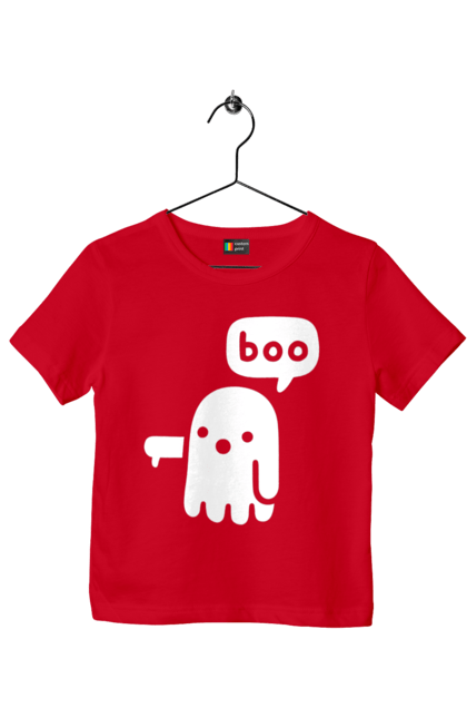 Футболка дитяча з принтом "BOO (мова програмування)". Айті, мова програмування, програма, програміст, технічне завдання, ти ж програміст, транслятор boo, тривимірні програми, фрілансер. 2070702