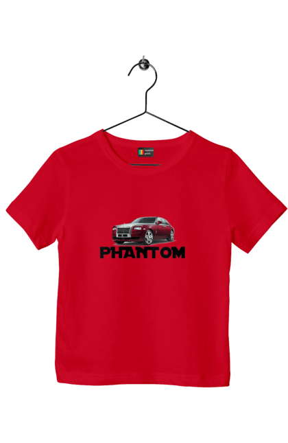 Children's t-shirt with prints Rolls royce. Auto, car, luxury class, phantom, rolls royce, sedan. 2070702