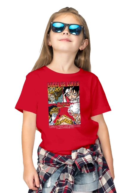 Ван Пис Роб Луччи и Луффи