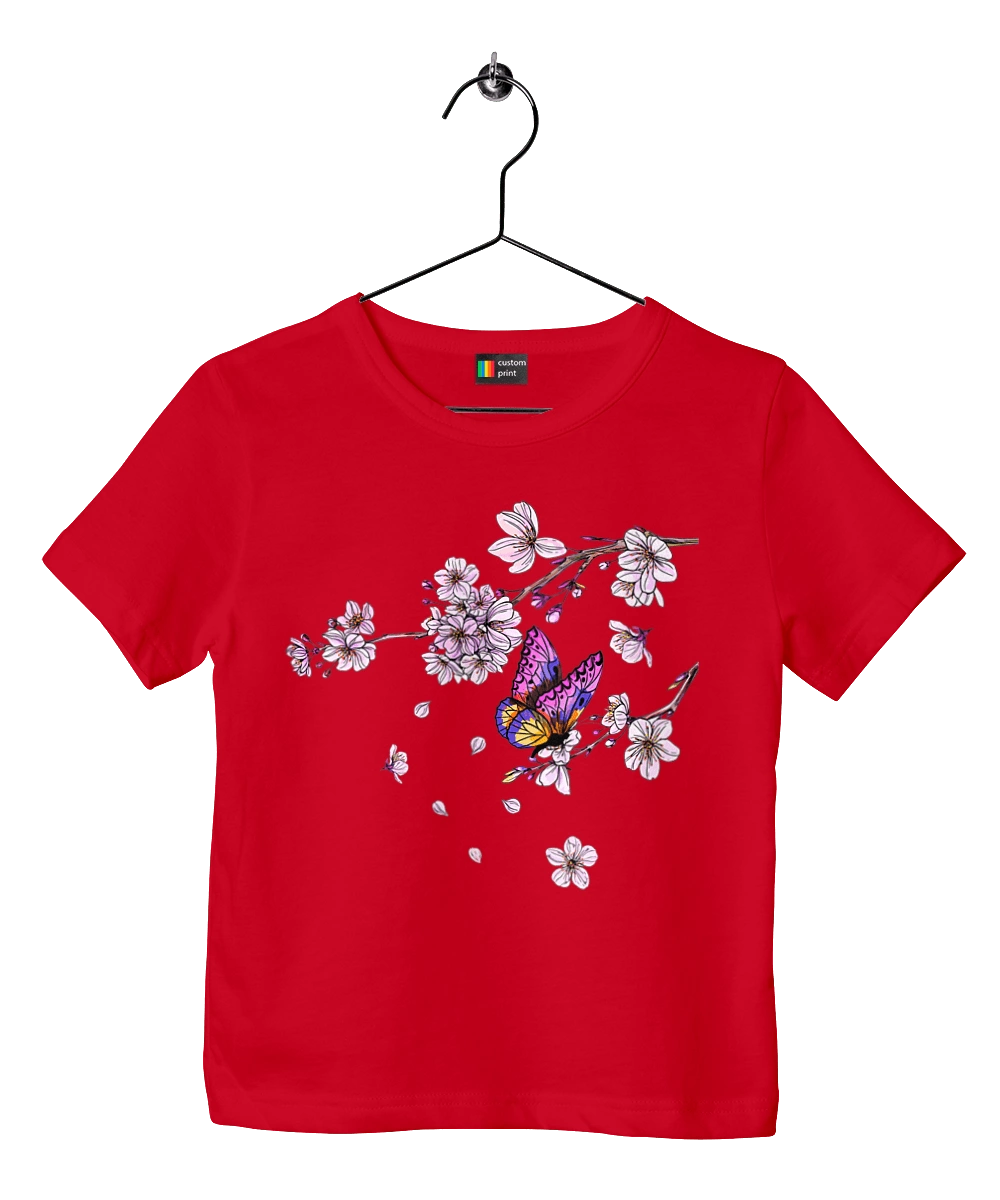 Butterfly And Sakura