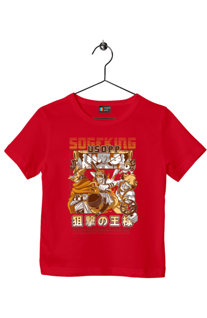 Children's t-shirt with prints One Piece Usopp. Anime, manga, one piece, sniper, straw hat pirates, usopp. 2070702