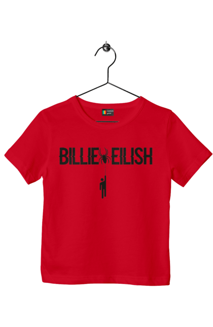 Children's t-shirt with prints Billie Eilish. Billie eilish, billie eilish logo, billie eilish print, singer billie eilish. 2070702