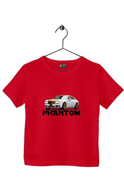 Футболка дитяча з принтом "Ролс ройс". Авто, автомобіль, люкс клас, ролс ройс, седан, фантом. 2070702