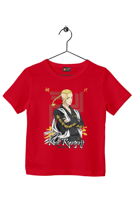 Children's t-shirt with prints Tokyo Revengers Draken. Anime, draken, ken ryuguji, ken-chin, manga, serial, tokyo manji gang, tokyo revengers. 2070702