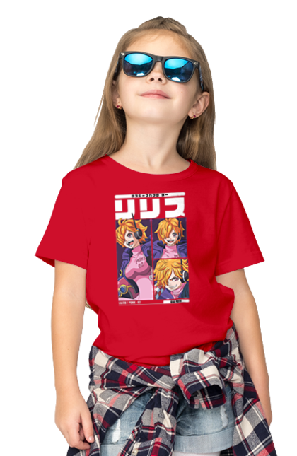 Children's t-shirt with prints One Piece Lilith. Anime, lilith, manga, one piece, one piece, punk-02, vegapunk. 2070702