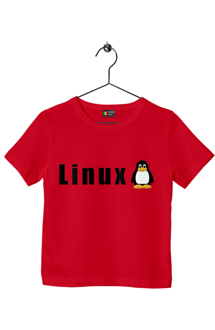 Футболка дитяча з принтом "Linux". Linux, адміністратор, айті, айтішник, безкоштовна, безкоштовно, вільна, доступність, комерційна, незалежність, операційна система, ос, пінгвін, програміст, програмне забезпечення, свобода, сервер, сисадмін, система, системний адміністратор, софт, текст, чорний. 2070702