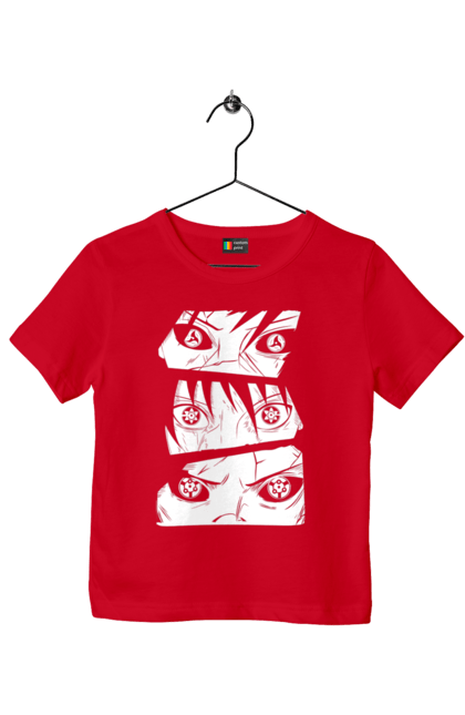 Children's t-shirt with prints Naruto Uchiha. Anime, manga, naruto, sasuke, sasuke uchiha, uchiha. 2070702