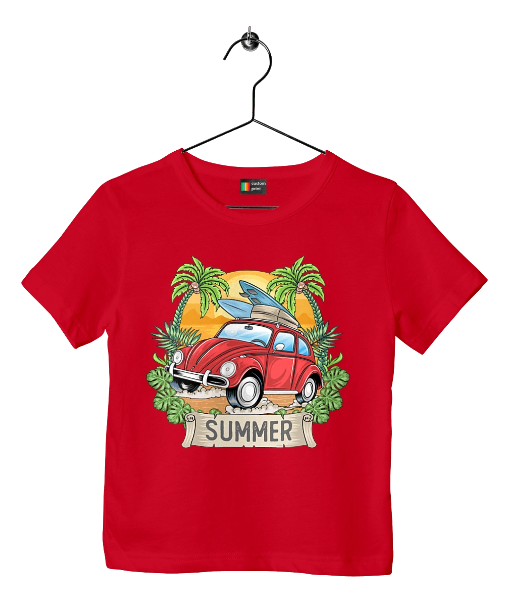 Summer, Car And Palm Trees