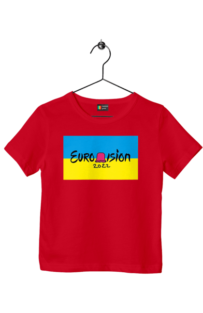 Children's t-shirt with prints Eurovision by KALUSH Orchestra. Azov, eurovision, freedom, kalush orchestra, mariupol, our defenders, save azovstal, stefania, to release, victory. 2070702