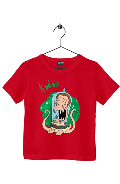 Футболка дитяча з принтом "Рік та Морті". Rick and morty, мультфільм, наукова фантастика, пригоди, рік, рік і морті, трагікомедія, чорний гумор. 2070702