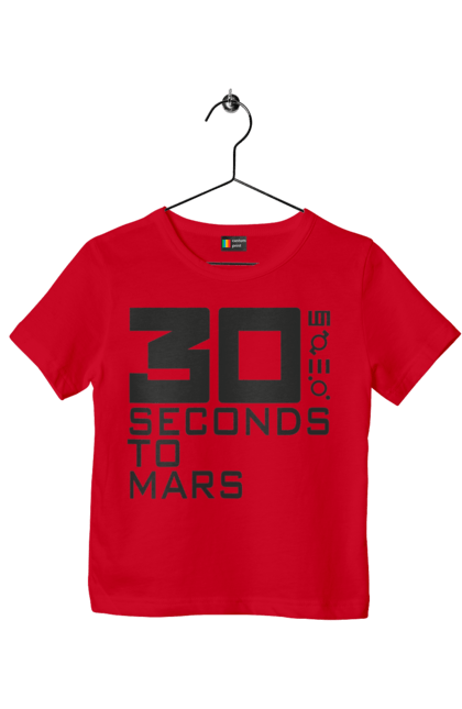 Футболка дитяча з принтом "Thirty Seconds to Mars". 30 seconds, 30 секунд, thirty seconds, альтернативний рок, група, музика, рок, секунди до марсу, хард рок. 2070702