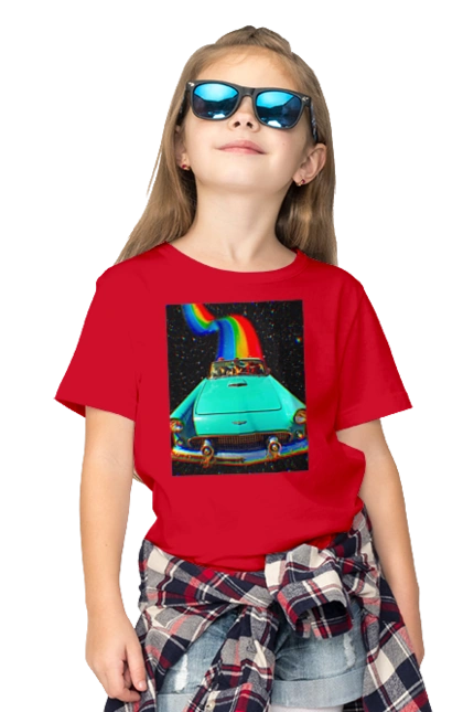 Картина, машина в космосе