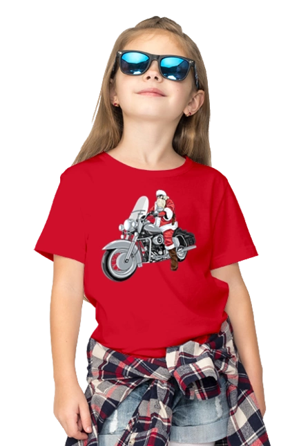 Santa On A Motorcycle