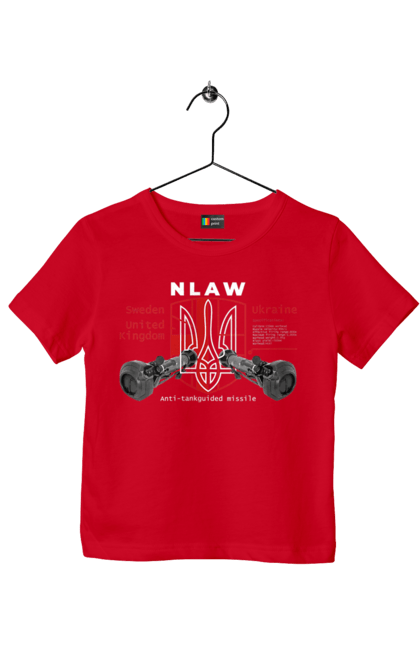 Футболка детская с принтом NLAW. Caesar, himars, nlaw, patriot, weapon, zaluzhny. 2070702