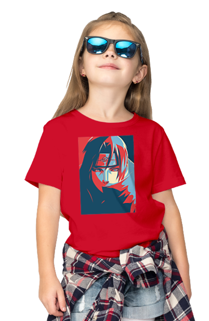 Children's t-shirt with prints Naruto Itachi. Anime, character, itachi, itachi uchiha, manga, naruto, ninja, tv series, uchiha. 2070702