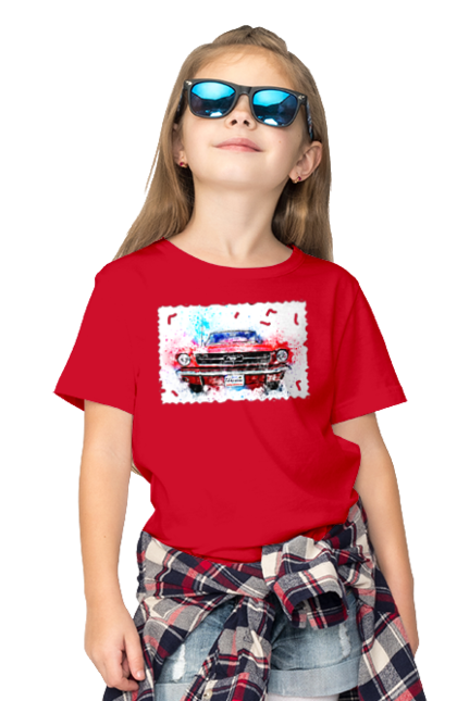 Футболка дитяча з принтом "Автомобіль мустанг". Автомобіль мустанг, донати, допомога, дорога, колесо, конь, машина, мустанг, пейпел, україна. 2070702