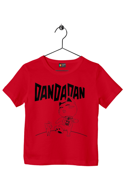 Футболка дитяча з принтом "Дандадан Турбо бабка". Dandadan, turbo granny, yokai, аніме, дандадан, йокай, манга, турбо-бабка. 2070702