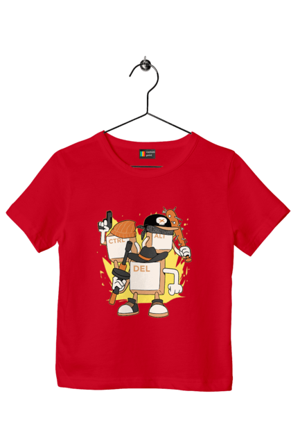 Футболка дитяча з принтом "Ctrl alt del Програмерський екшен". 404, andoid, aws, backend, c++, cloud, css, data, dev, devops, frontend, geek, git, github, go, golang, google, hacker, html, ios, java, javascript, jquery, js, linux, nodejs, php, python, react, science, script, web, геймер, гік, дата, клавіши, код, компьютер, лінукс, мова, облако, пайтон, пингфин, программист, програмування, талисман, хакер. 2070702