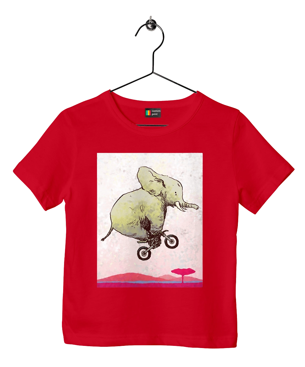 Elephant On A Motorcycle