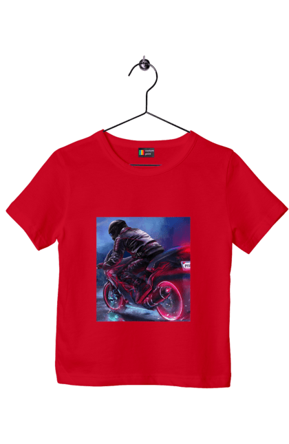 Футболка дитяча з принтом "Мотоцикл". Motolove, мотолов, мотоцикл, опві, україна. 2070702