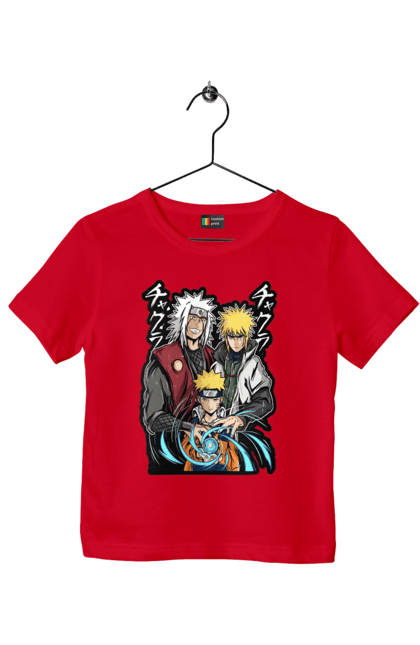 Children's t-shirt with prints Naruto. Anime, character, manga, naruto, ninja, tv series. 2070702