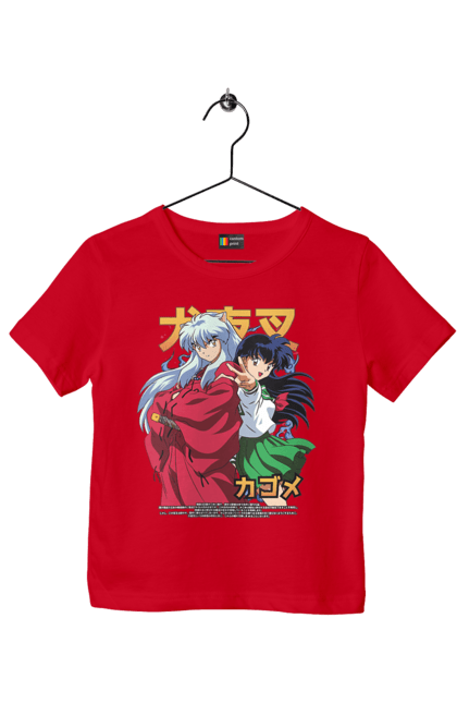 Футболка дитяча з принтом "Inuyasha". Anime, inuyasha, manga, rumiko takahashi, аніме, демон охоронець, манга, руміко такахасі. 2070702