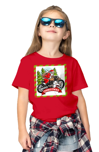 Santa on a motorcycle