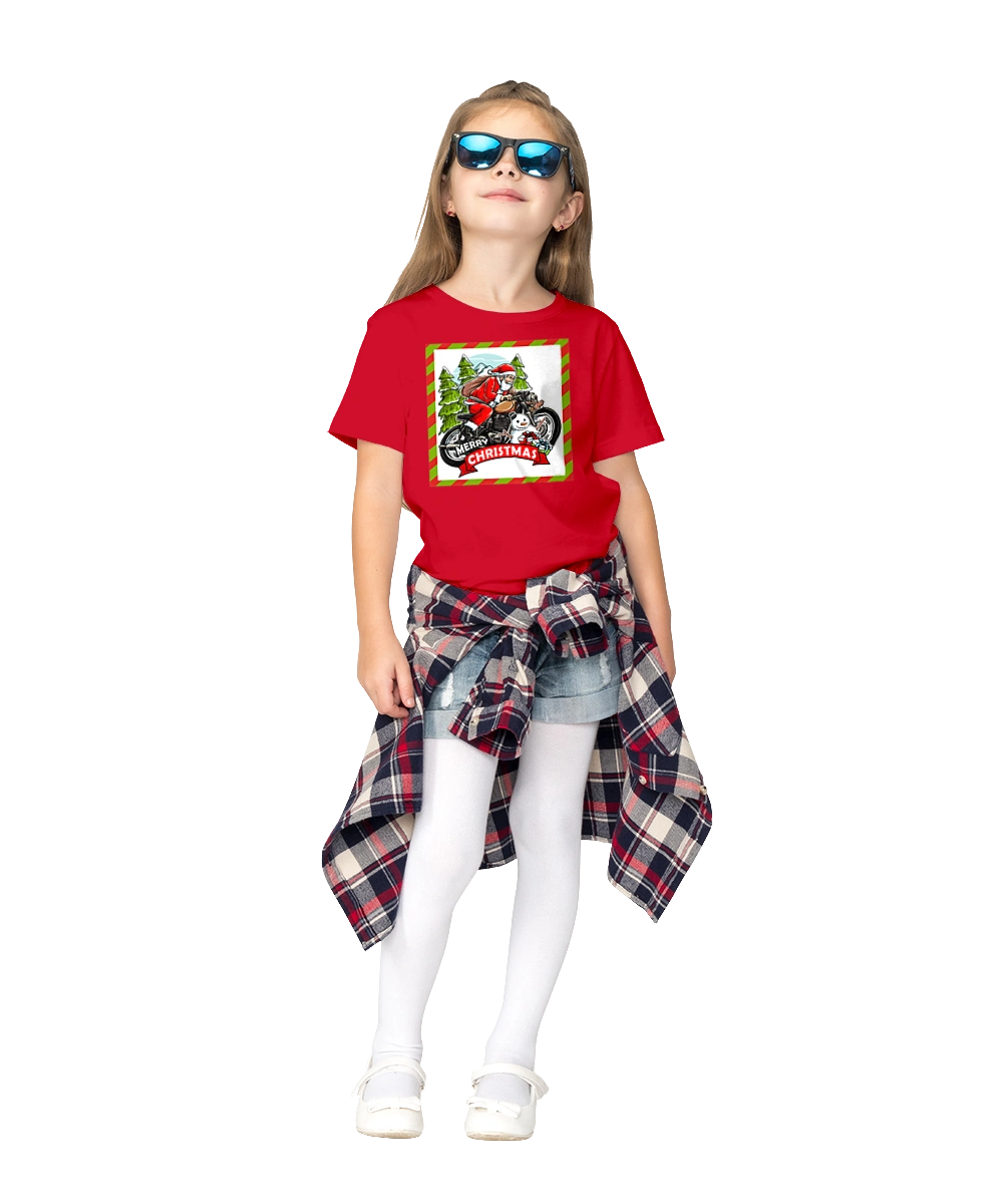 Santa on a motorcycle