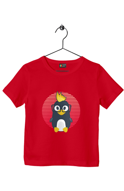 Футболка дитяча з принтом "Лінукс". Айті, айтішнік, девелопер, іт, программіст, розробник. 2070702