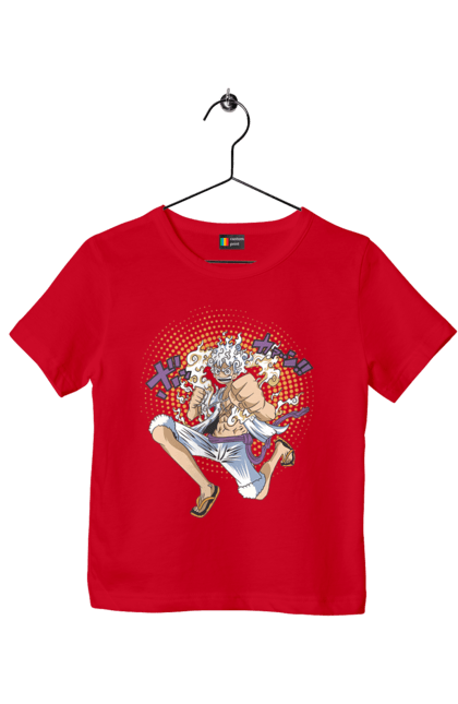 Children's t-shirt with prints One Piece Luffy. Anime, luffy, manga, monkey de luffy, one piece, pirates. 2070702