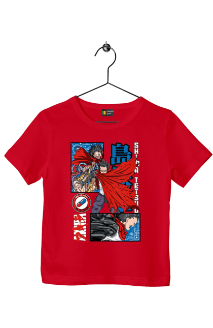 Children's t-shirt with prints Akira Tetsuo Shima. Akira, anime, cyberpunk, manga, tetsuo shima. 2070702