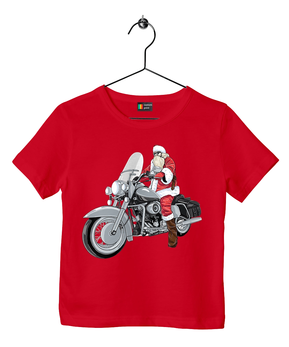 Santa On A Motorcycle